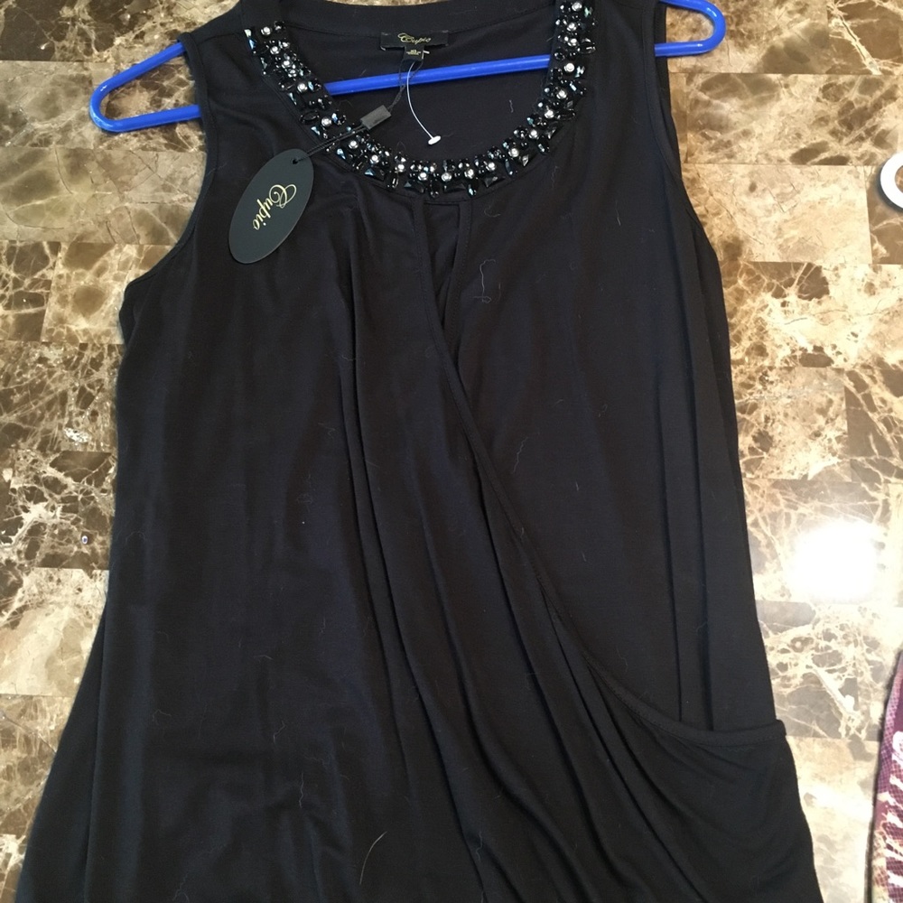 Black dressy tank